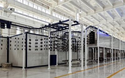 HỆ THỐNG DÂY CHUYỀN SƠN TĨNH ĐIỆN TỰ ĐỘNG